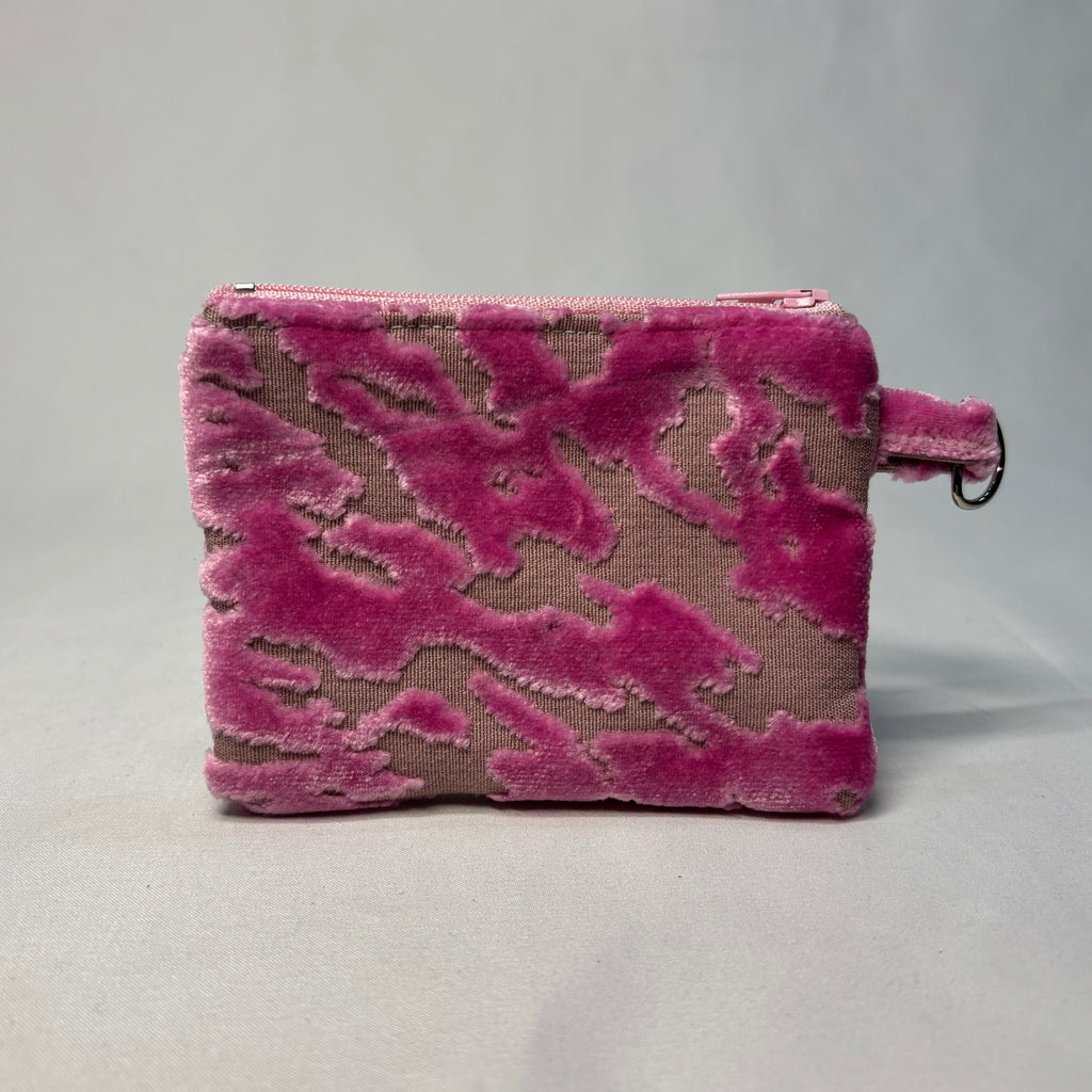 Upcycled Zippie Pink Cut Velvet
