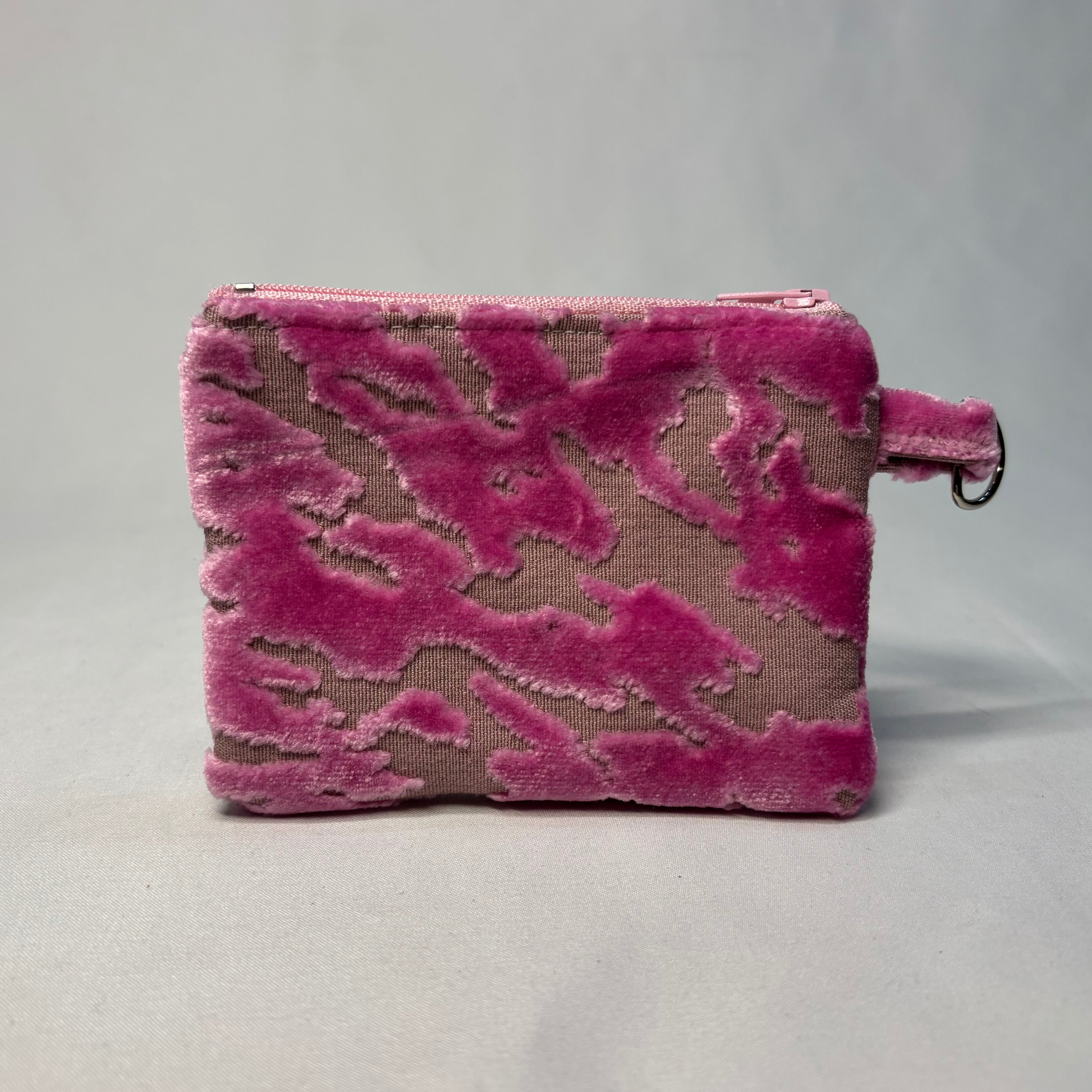 Upcycled Zippie Pink Cut Velvet