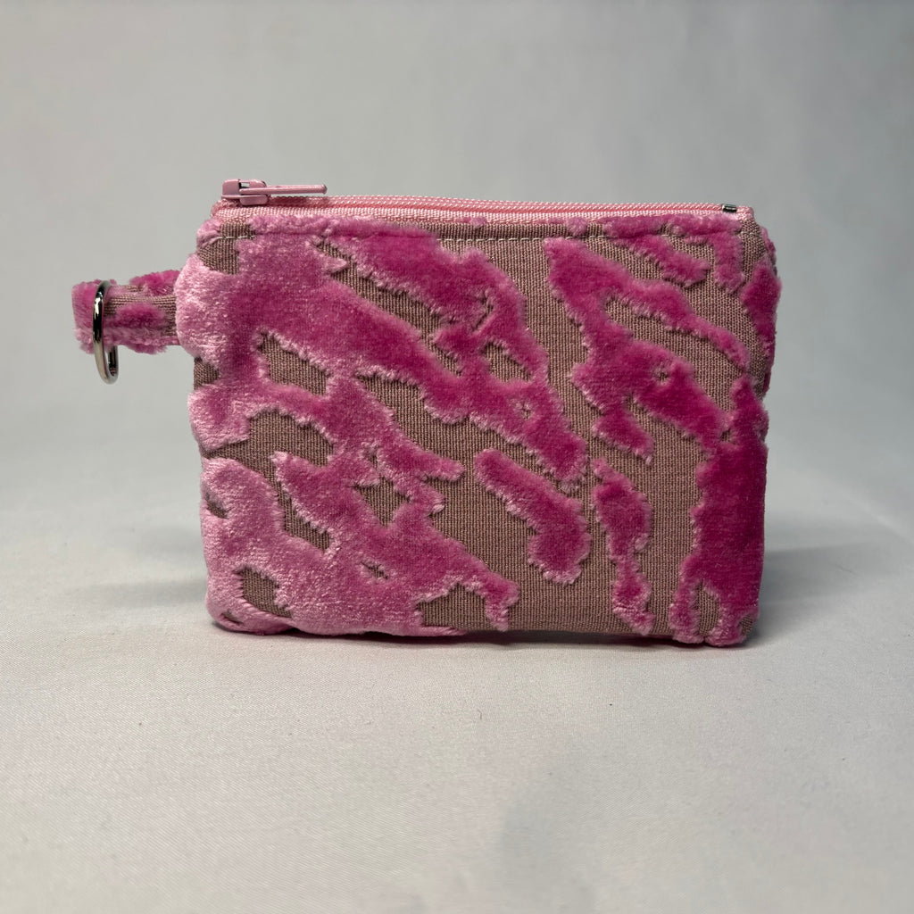 Upcycled Zippie Pink Cut Velvet