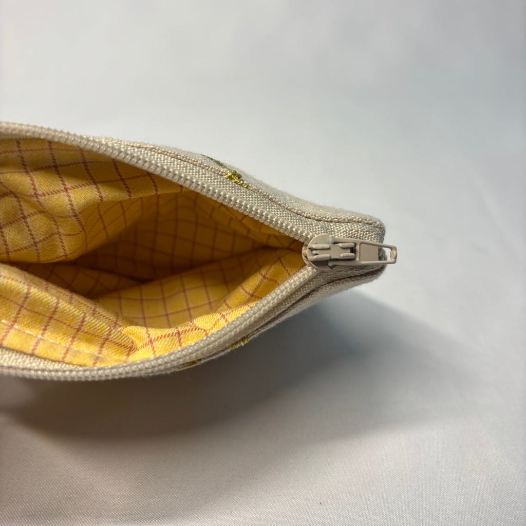 Upcycled Zippie Floral Beige