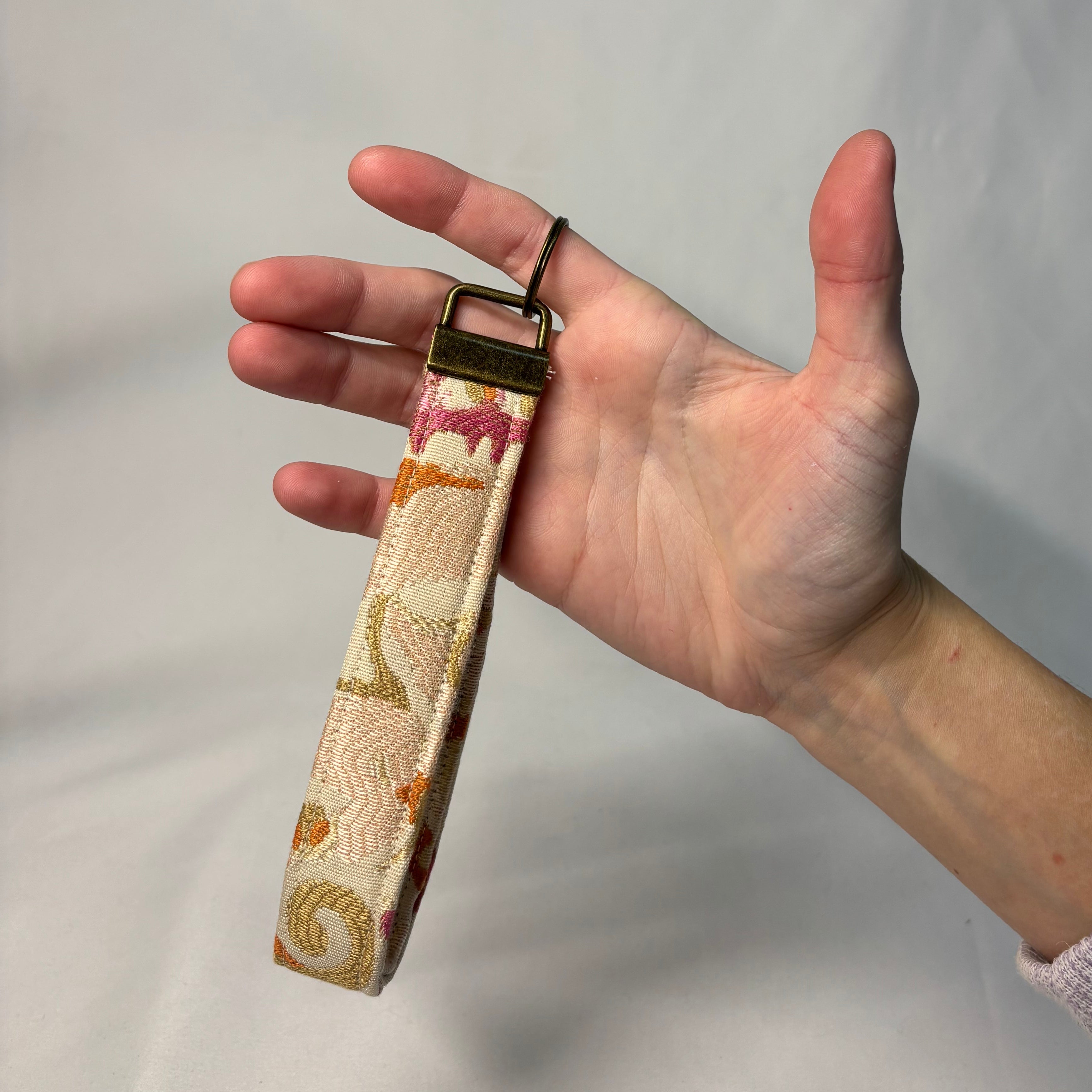 Upcycled Key Fob/Wrist strap